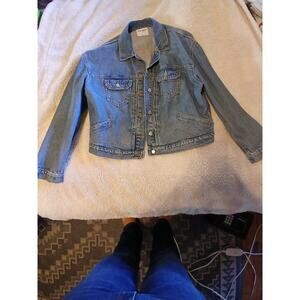 Old Navy Women's Denim Jean Jacket - Size XL - Classic Medium Wash Trucker Style